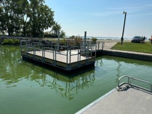 Accessible Fishing Dock Installed on West Bank