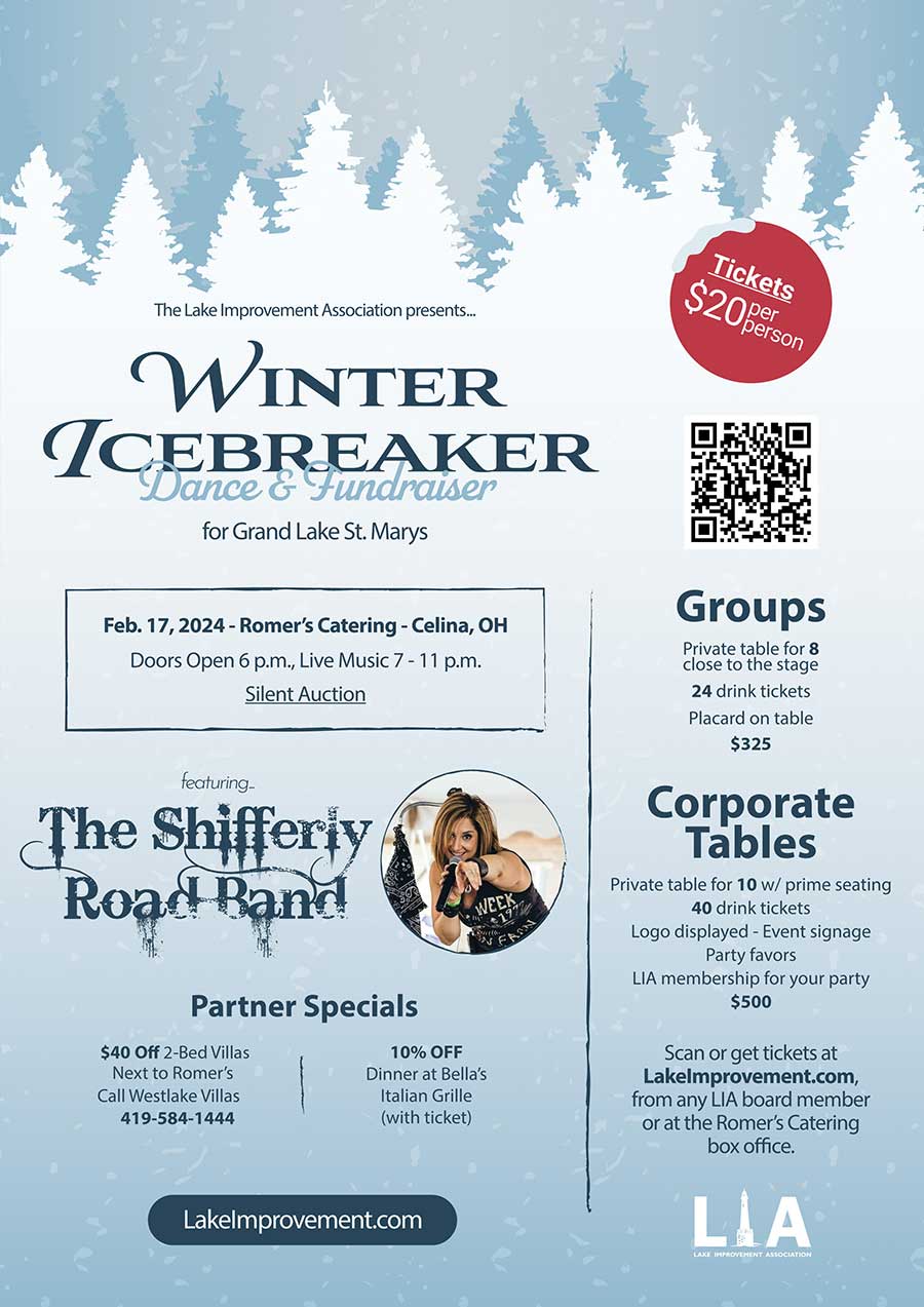 LIA Winter Icebreaker Dance & Fundraiser: Feb. 17, 2024 - Lake Improvement  Association